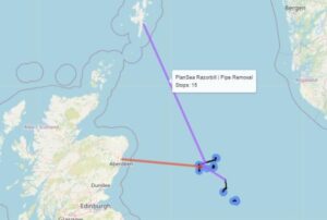 Project location and routes April 2025